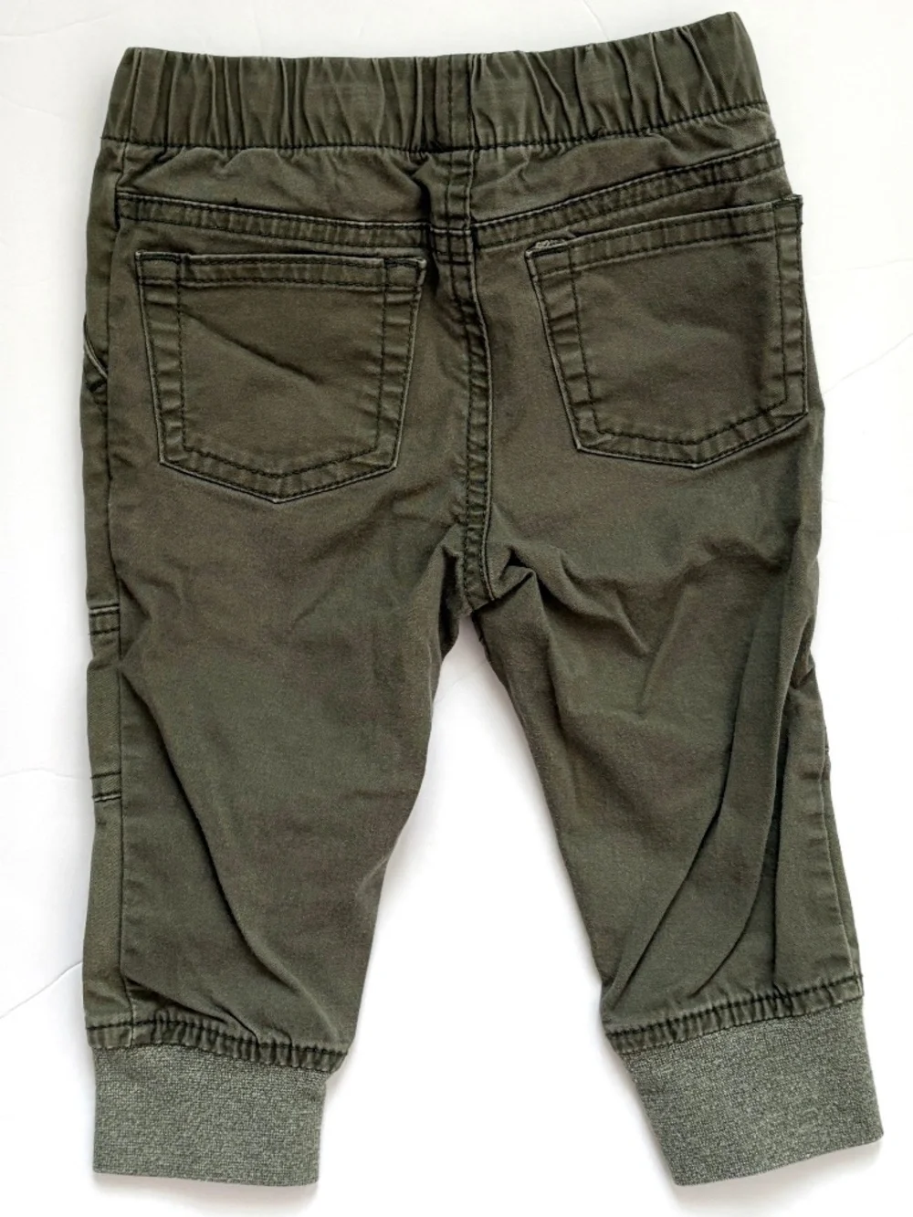 Cat & Jack Joggers Bundle Gray Olive Green 12M Baby